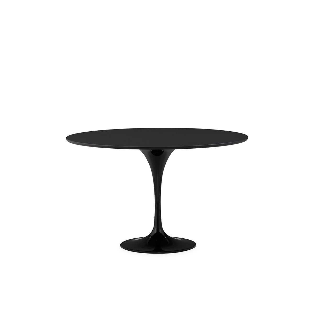 Mesa Comedor 120X120X73 Aluminio/DM -- Negro