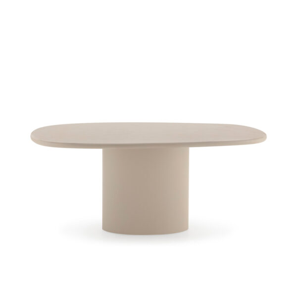 Mesa Comedor 180x119x75 STONESKIN  -- Topo