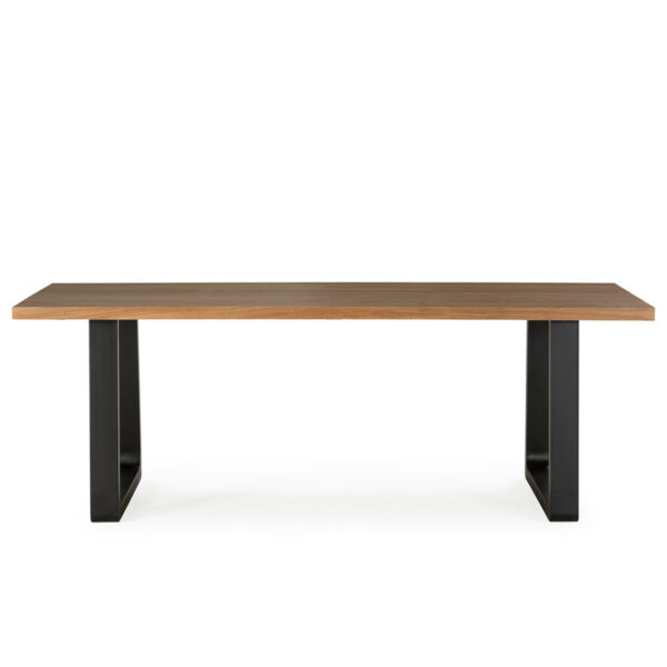 Mesa Comedor 220x95x77 Madera de Olmo/Metal