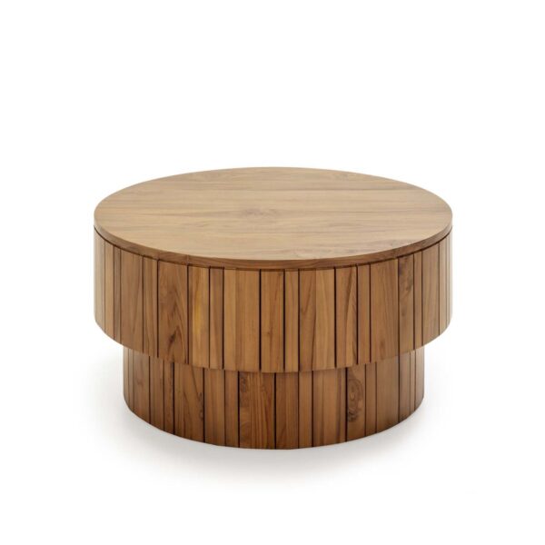 Mesa de Centro 90x90x45 Madera de Teca Natural