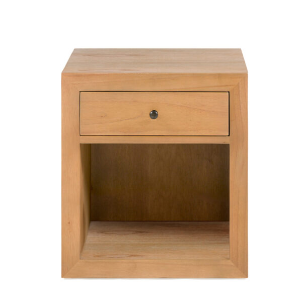 Mesita de Noche 50x40x55 Madera de Cedro -- Natural
