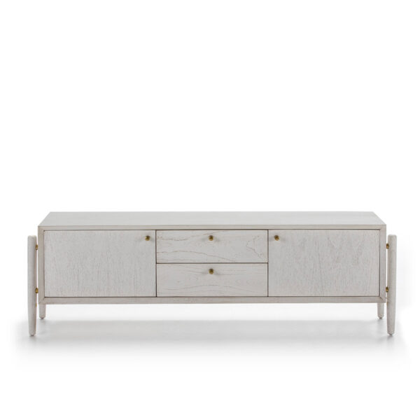 Mueble TV 160x40x50 Madera Blanco