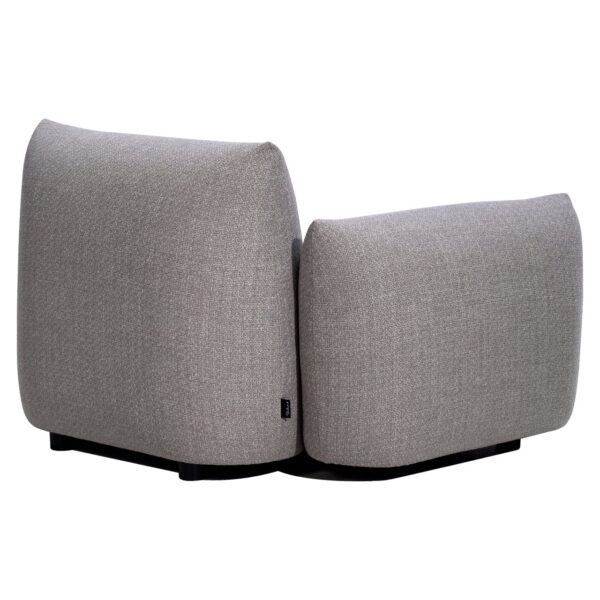 Outdoor lounge chair Dawson greige alpine