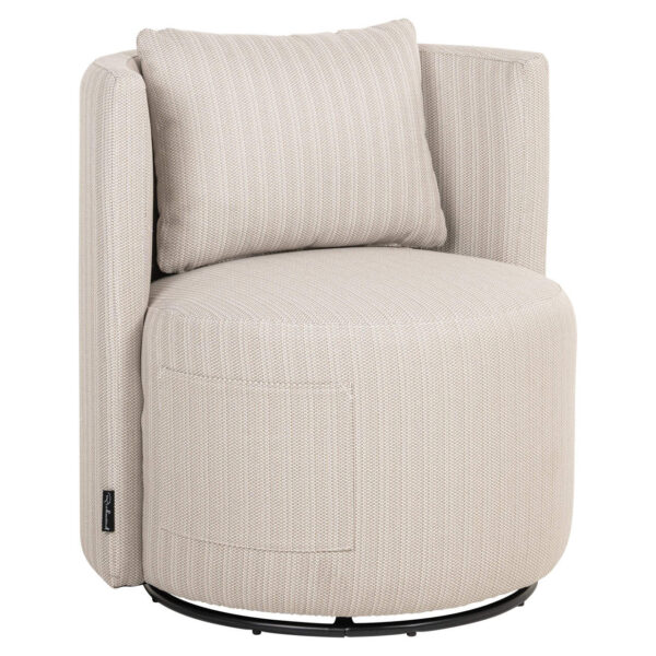 Outdoor lounge chair Marlin beige swivel