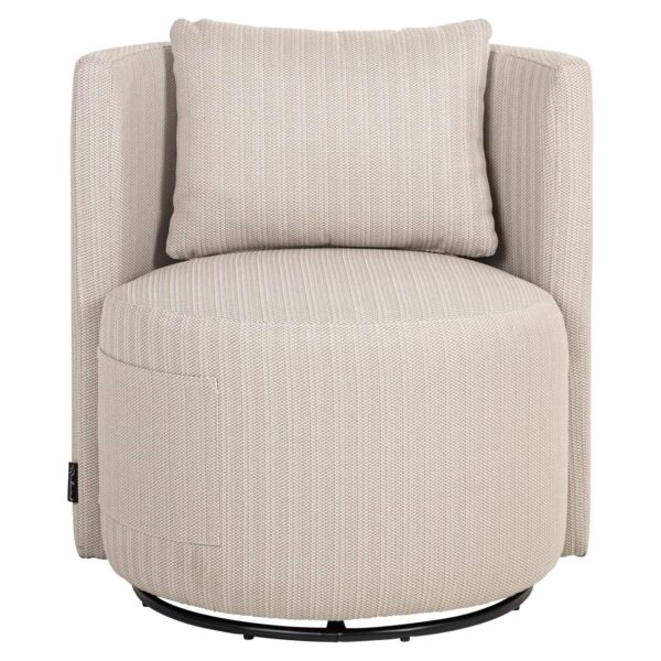 Outdoor lounge chair Marlin beige swivel