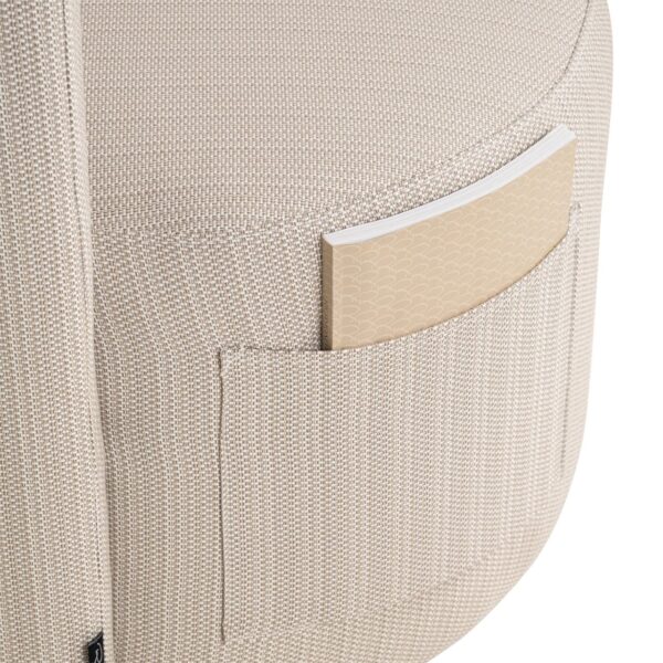 Outdoor lounge chair Marlin beige swivel