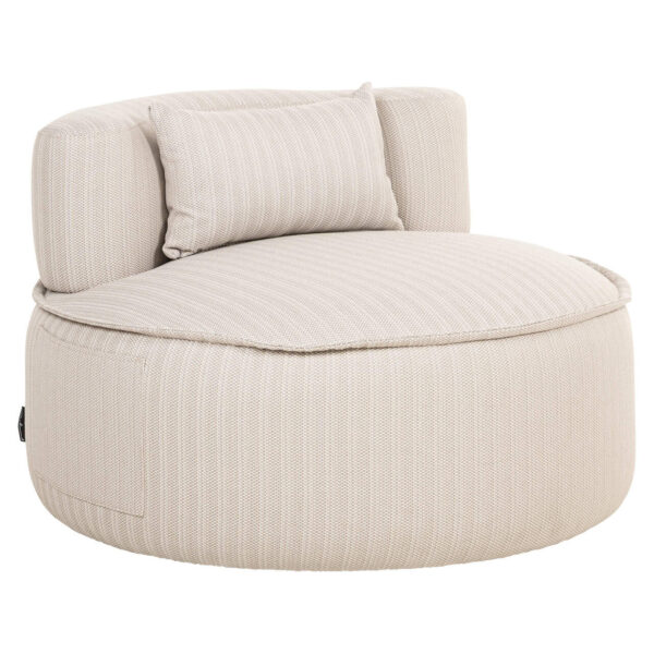 Outdoor lounge chair Nammos beige swivel