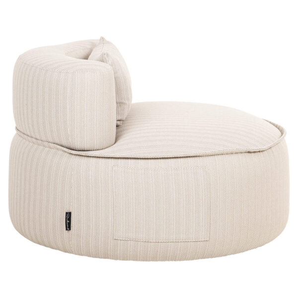 Outdoor lounge chair Nammos beige swivel