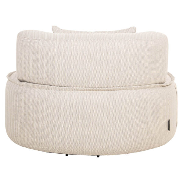 Outdoor lounge chair Nammos beige swivel