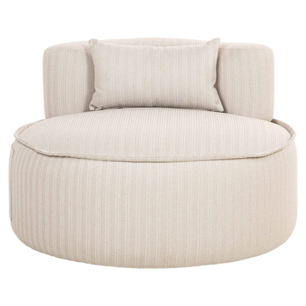 Outdoor lounge chair Nammos beige swivel