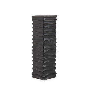 Plinto 27x27x95 Metal -- Laton Enegrecido