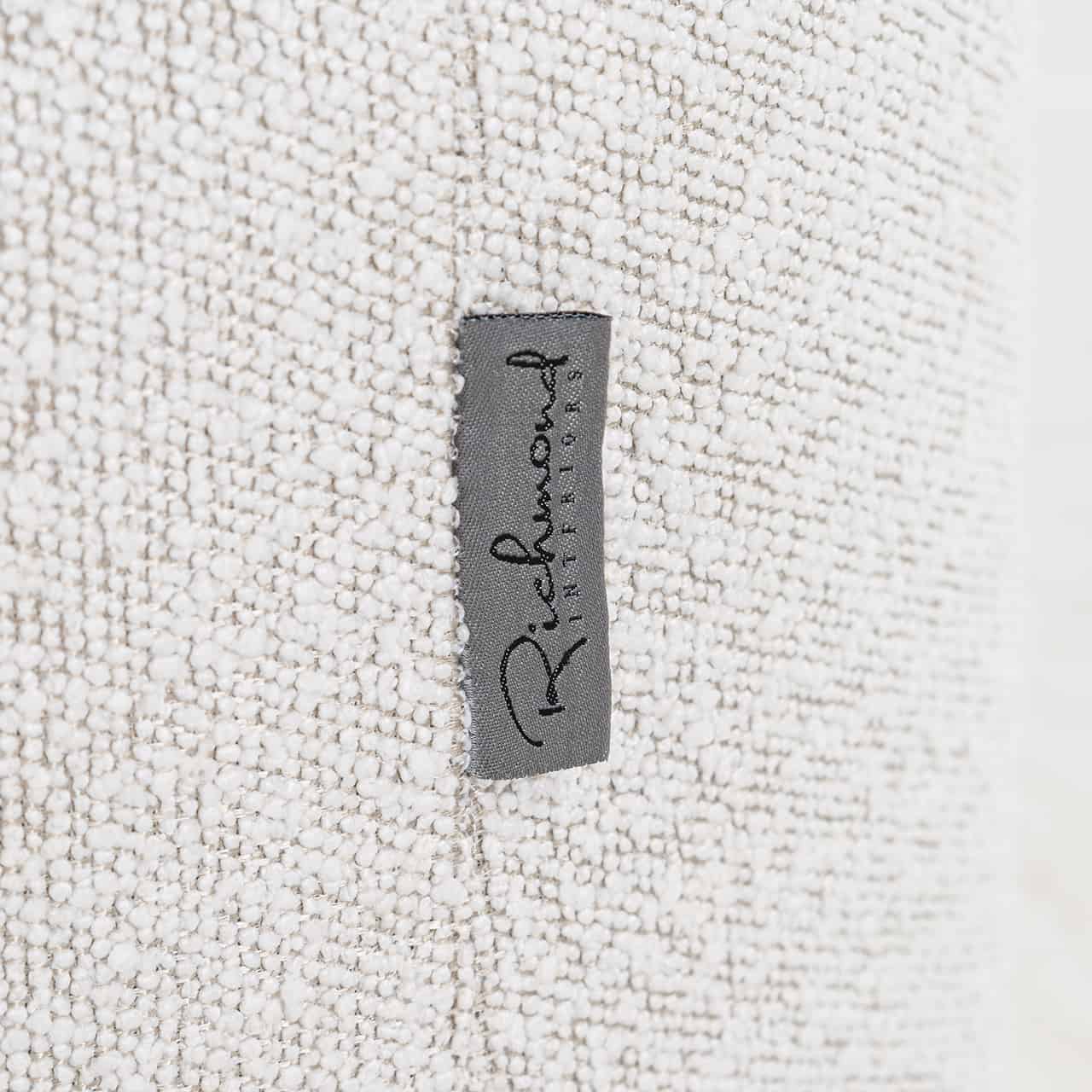 Pouffe & Footstool Emmy white bouclé 70Ø