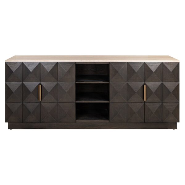 Sideboard Claremont brown  4-doors 2-shelves
