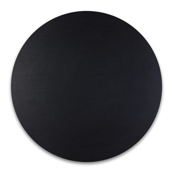 Sobre 80X80X2 Melamina/Chapa de Roble -- Negro