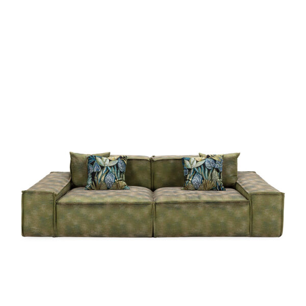 Sofá 270x130x72 Tela Cliente -- Verde