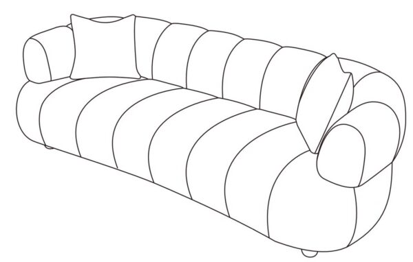 Sofa Amelia natural fancy