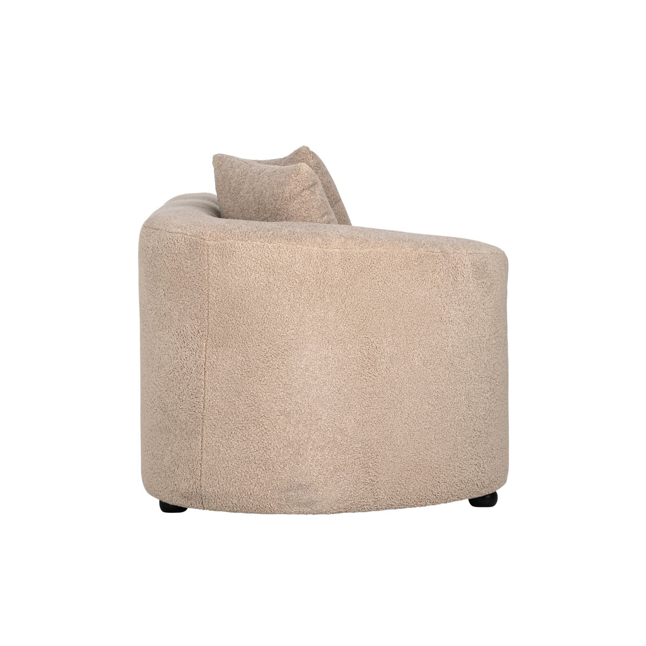 Sofa Grayson sand furry arm left fully upholstered