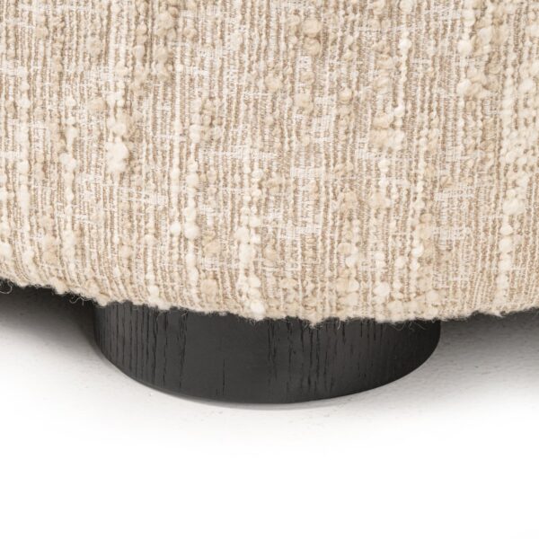 Sofa Pandora beige angora lounge left