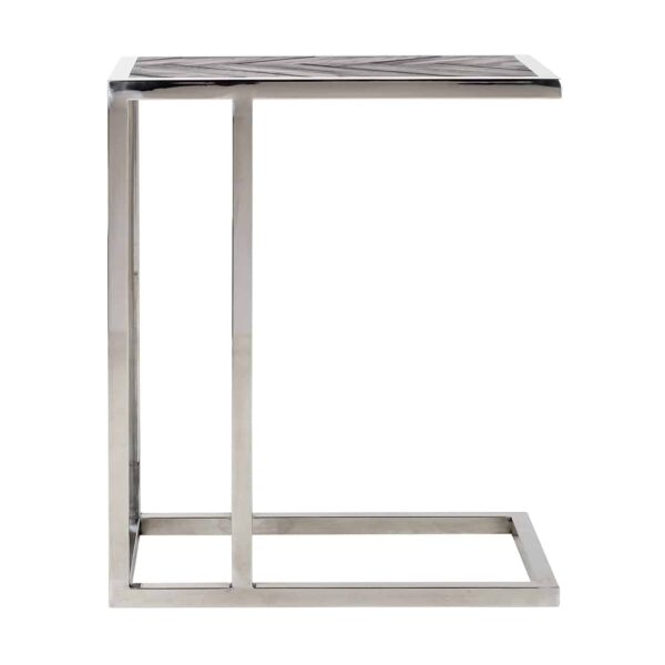 Sofa table Blackbone Silver black rustic