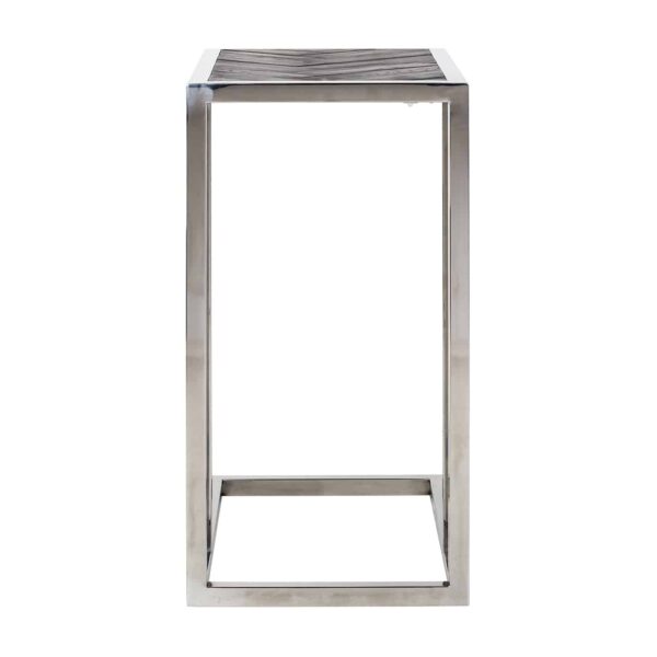 Sofa table Blackbone Silver black rustic