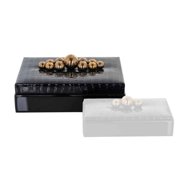 Storage box Nina black large