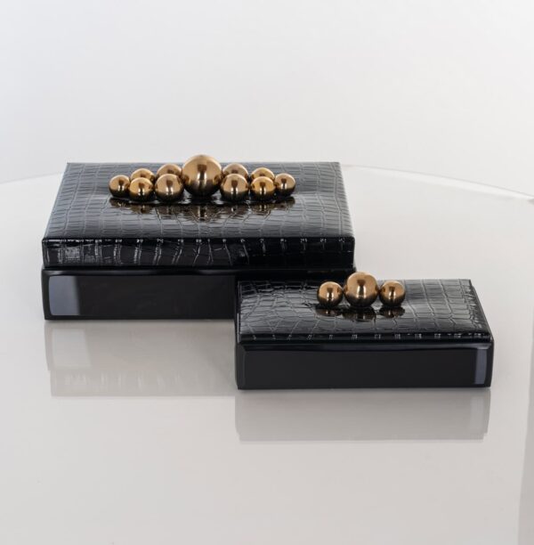 Storage box Nina black small