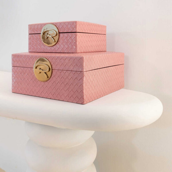 Storage box Rosaly pink