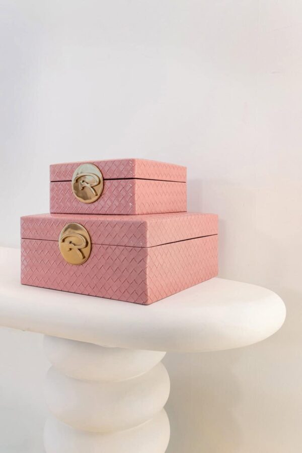 Storage box Rosaly pink
