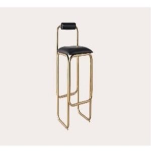 Taburete 38x38x107 Metal -- Dorado