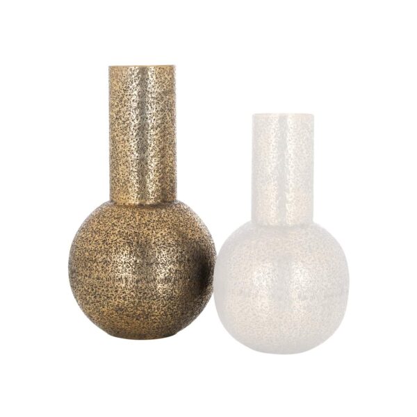 Vase Darcey brushed gold large