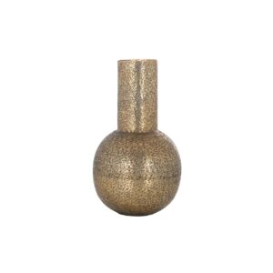 Vase Darcey brushed gold small