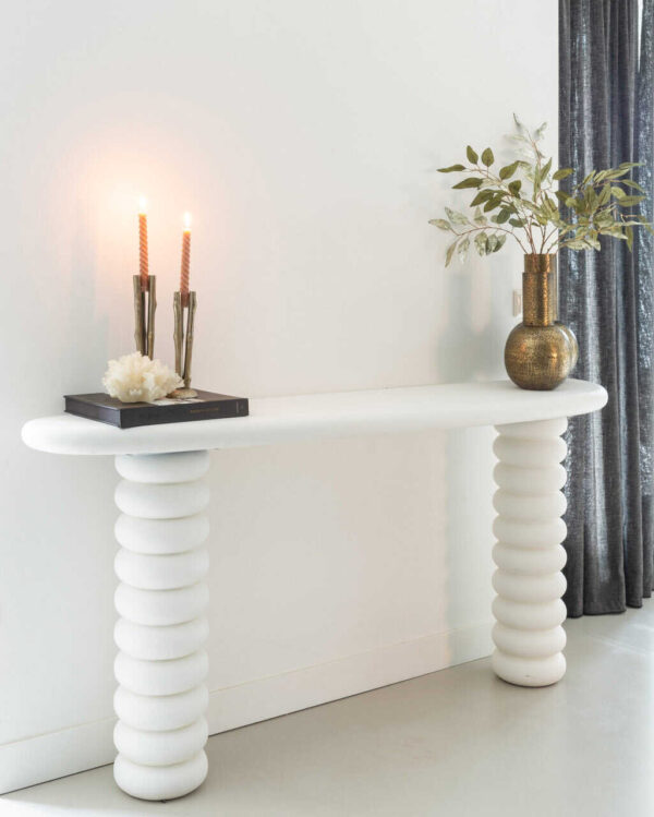 Vase Darcey brushed gold small