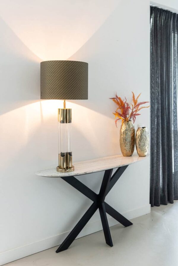 Vase Liona gold large