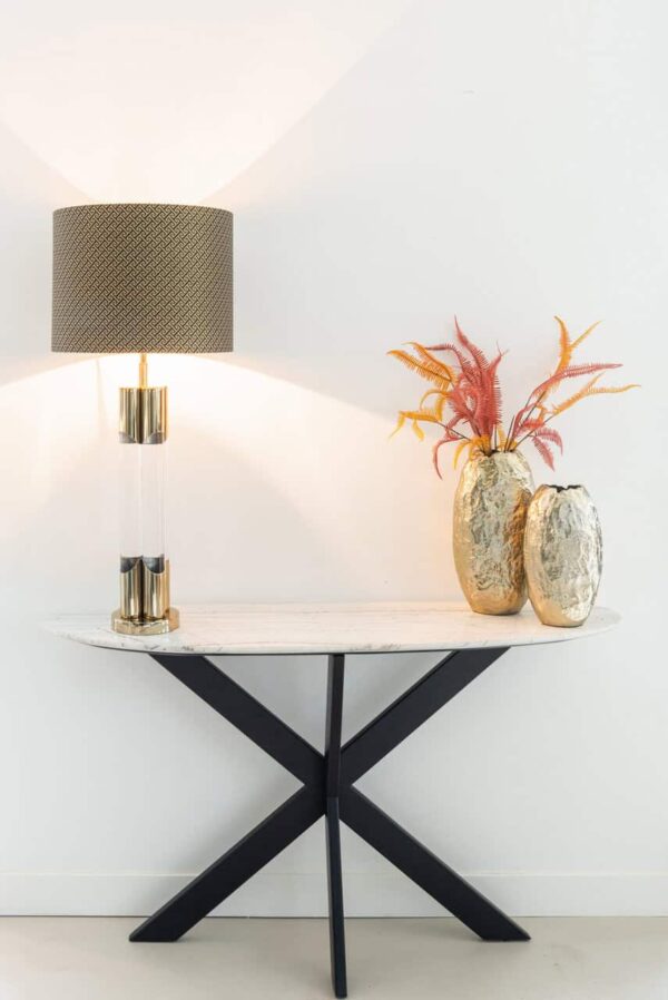 Vase Liona gold large