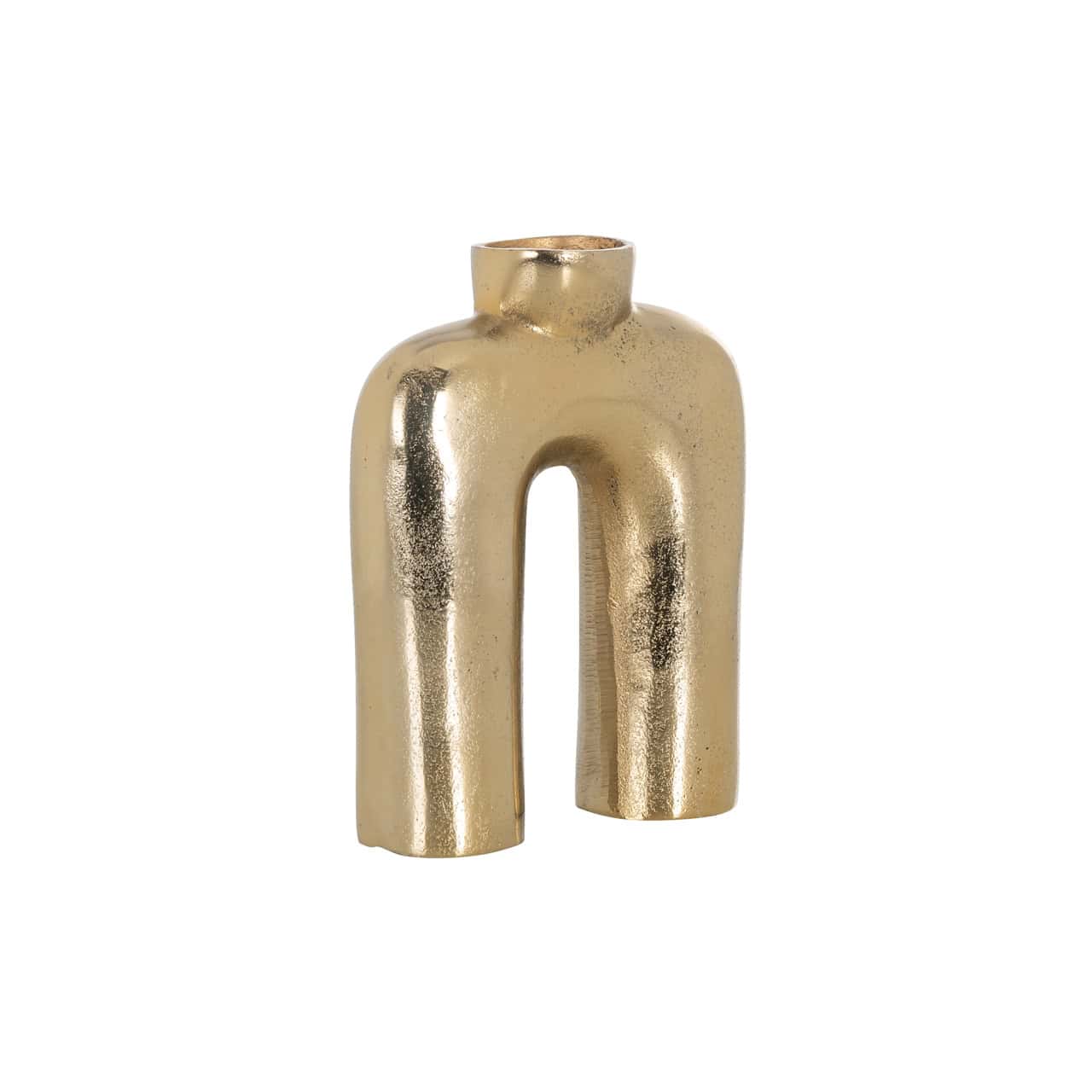 Vase Marley brushed gold large