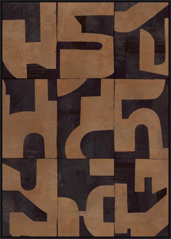 Wall art Cascade brown