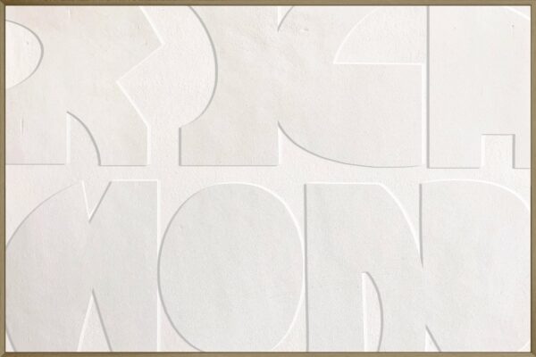Wall art Decadence white
