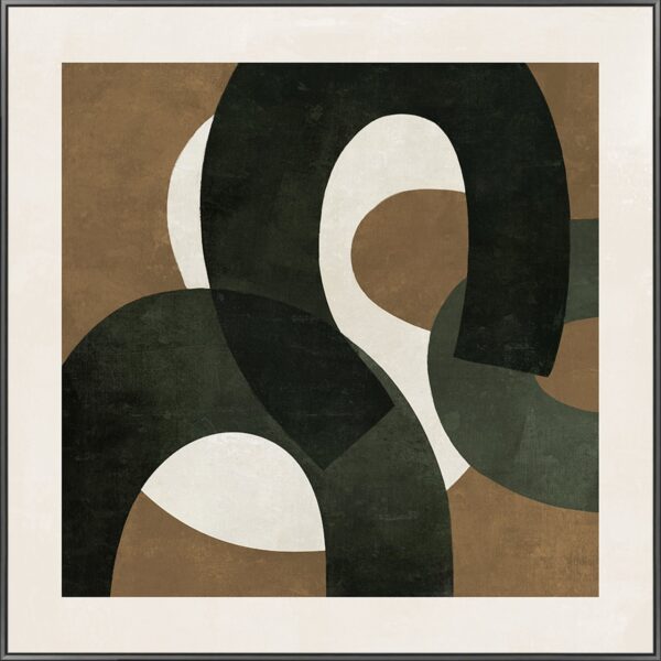 Wall art Euphoria brown left