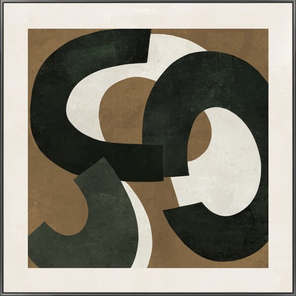 Wall art Euphoria brown right