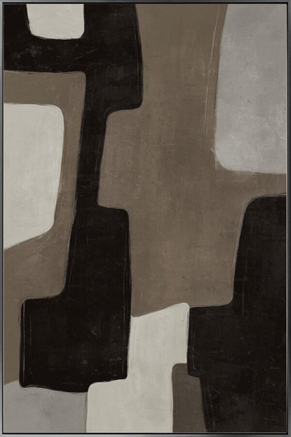 Wall art Mirage brown left