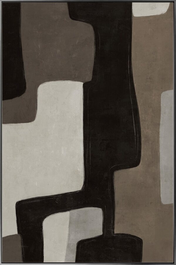 Wall art Mirage brown right
