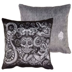 COJIN VELVET INFERNO 43x13x43 CM