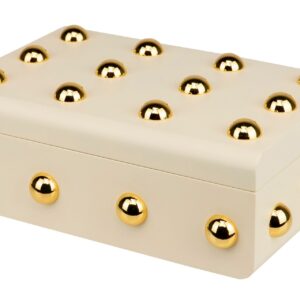 CAJA MDF ZINC TACHUELAS 32x22x11,5 CM