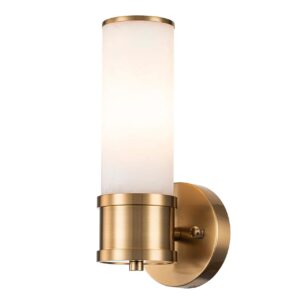 Aplique Pared Cristal Metal Dorado 14x14x29 Cm