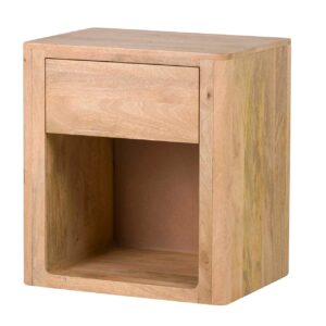 Mesita Madera Mango Marron Felo 55x40x60 Cm