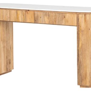 Consola Madera Mango Marmol Tyla 140x40x80 Cm
