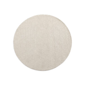 Alfombra 200x1x200 Lana Tejida a Mano -- Beige