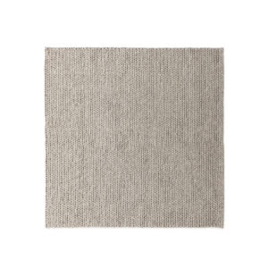 ALFOMBRA 200x1x200 LANA TEJIDA A MANO GRIS