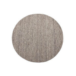 Alfombra 200x1x200 Lana Tejida a Mano -- Gris