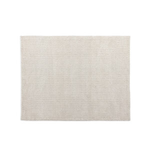 ALFOMBRA 200x1x250 TELA/LANA TEJIDA A MANO BEIGE